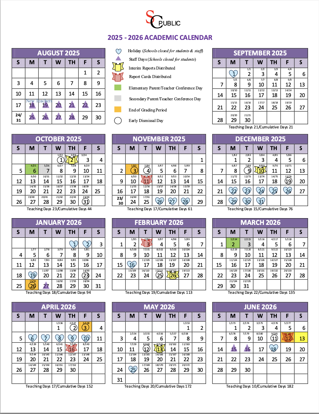  Calendar